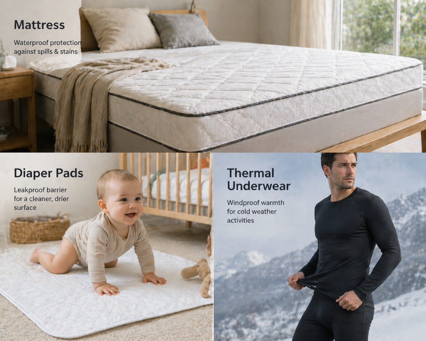 HPG moisture-permeable TPU film for apparel and fashion