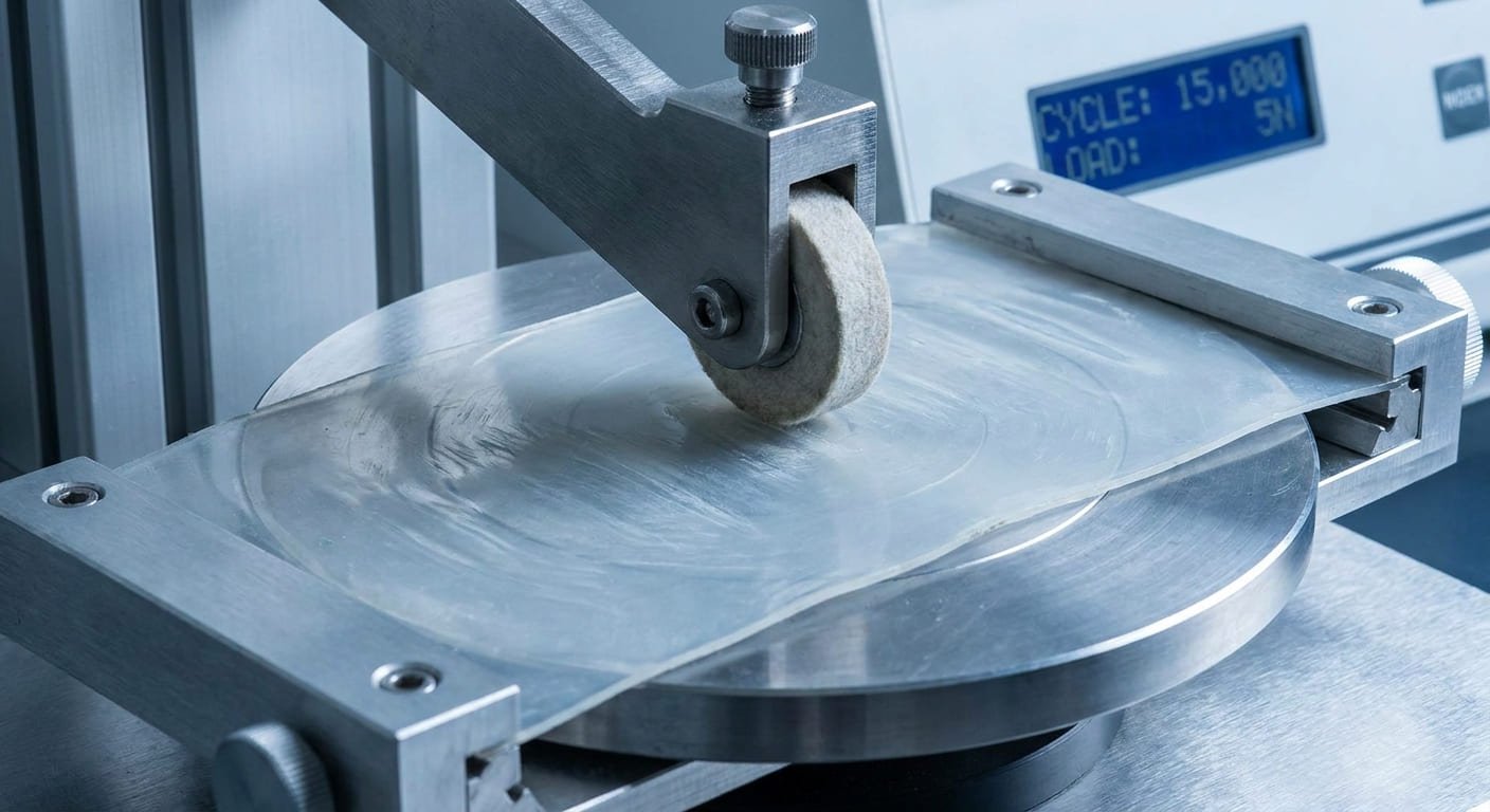 TPU Film Durability Test Testing the abrasion resistance of TPU film
