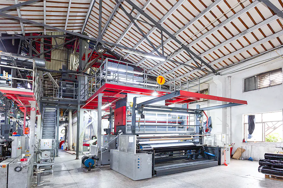 HPG manufacturing facility with German equipment