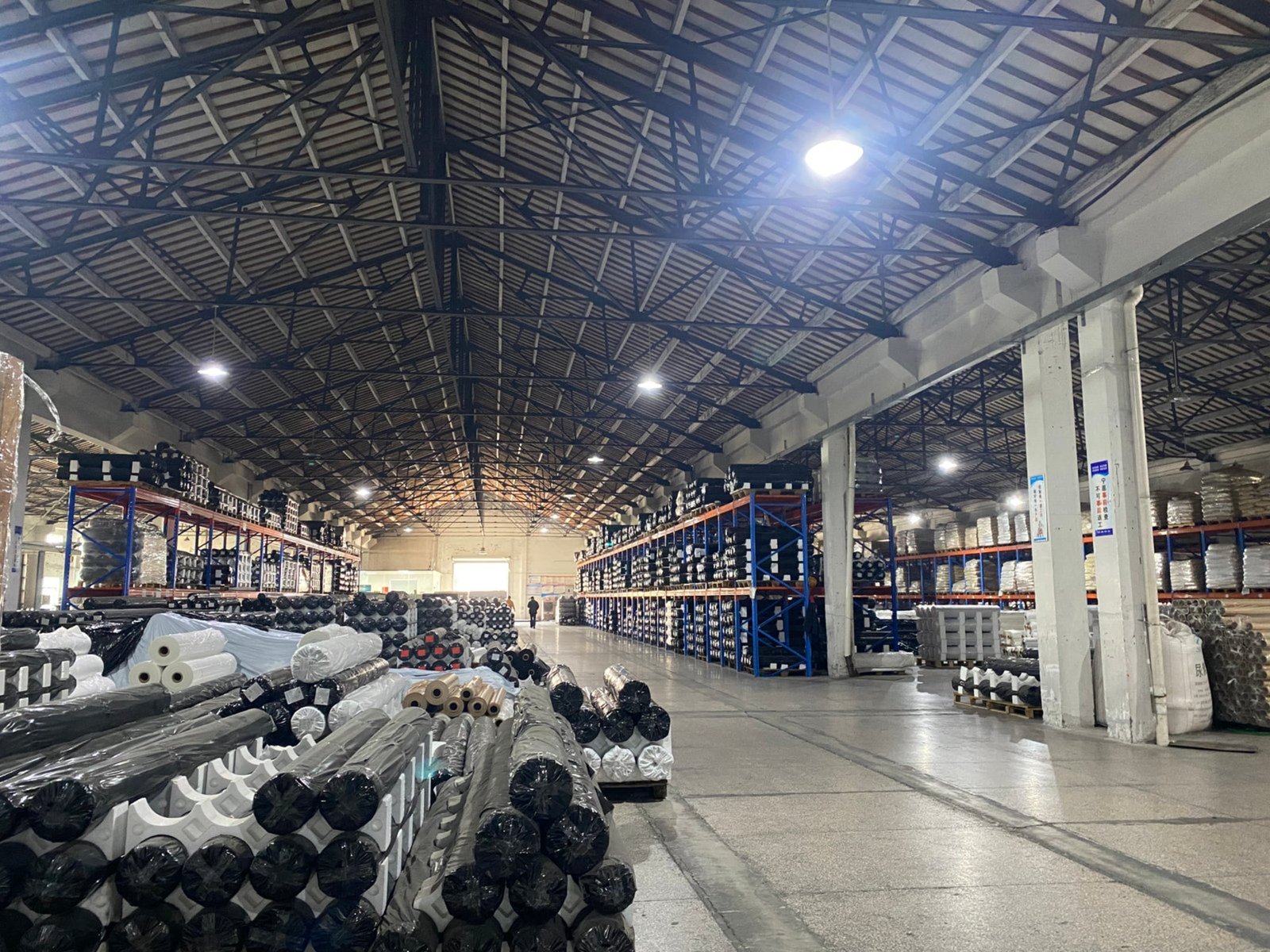 Finished goods warehouse and logistics area